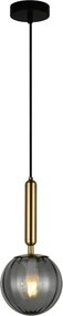 Italux glamour modern függeszték ravena füstös sárgaréz itxpnd-2324-1 bro+sg