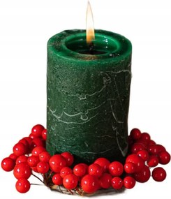 Karácsonyi koszorú nád 14cm Ruth piros Homla gömbök