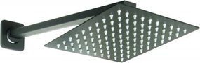 stellman VIVID TR2 termosztátos zuhanycsaptelep Ultra Slim 25 cm Fekete zuhany