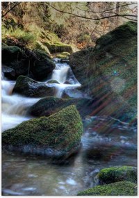 Poszterek 70x100 LĂĄtvĂĄnyos hegyi folyĂł