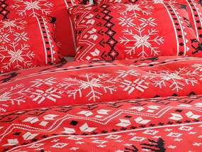 Mikroplüss ágyneműhuzat BLACK DEERS piros Ágyneműhuzat mérete: 70 x 90 cm | 140 x 200 cm