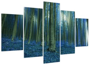 Kép - Kék erdő (150x105 cm)