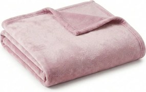 Mikroszálas takaró SOFT, púderrózsaszín Méret: 160 x 200 cm