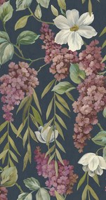 Holden Decor Wanderlust Buddleia lila-sötétkék virágos vlies tapéta – 99550