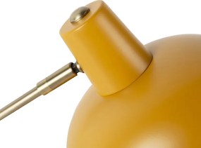 Okos asztali lámpa sárga színben, bronz WiFi P45-tel - Milou