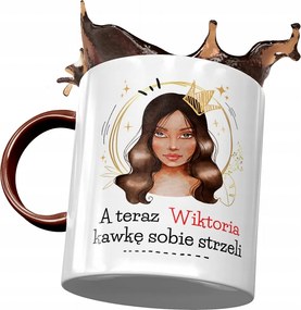 Bordó Bögre Viktória Barátnőknek Ajándék Nyomtatott Fotóval