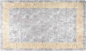 vidaXL szürke csúszásmentes mosható szőnyeg 120 x 180 cm