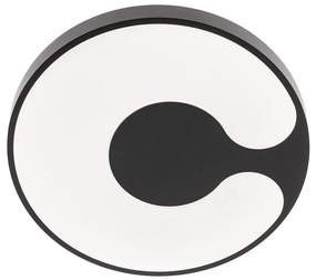 Redo 05-927 - LED RGBW mennyezeti lámpatest BIGSI LED/48W/230V átm. 50 cm fekete + távirányító