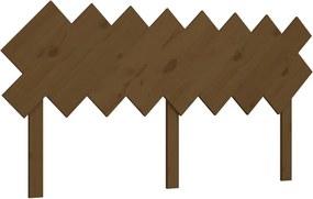vidaXL mézbarna tömör fenyőfa ágyfejtámla 159,5x3x80,5 cm