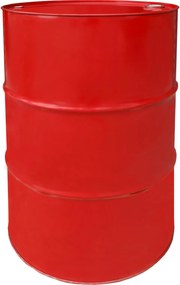 216.5L-ES Fém Acél Hordó Hornyokkal Piros MIX