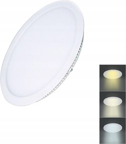 Solight Led mini panel Cct 6W, kerek, 3000K/4000K/6000K, mennyezeti, 450lm