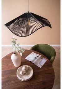 Fekete függőlámpa papír zsinór búrával ø 62 cm Sombra – Leitmotiv