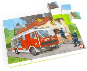 Tűzoltóság puzzle gyerekeknek - Hubelino