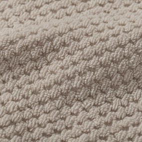 Goldea pamut frotír törölköző / fürdőlepedő micro pure - szürkésbarna 30 x 50 cm