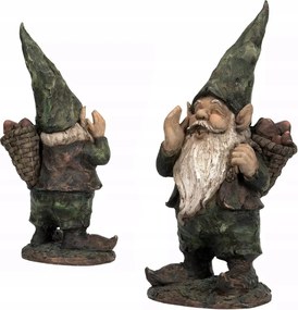 Karácsonyi Figura Törpe Kobold gomba dekoráció kerti nappali dekoráció