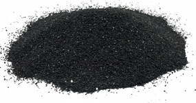 Természetes Kvarc Homok Fekete 0,4-0,8 mm 1 kg