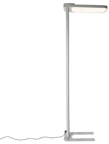 Nappali fényű állólámpa szürke, szögletes, LED-del és dimmerrel - Guzo