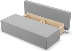 Nobu kanapé, fonott, világosszürke