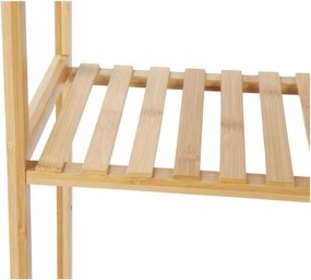 Natúr színű bambusz fürdőszobai polcos állvány 60x130 cm Skaren – Bonami Essentials