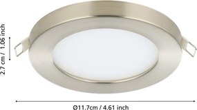 Eglo FUEVA FLEX 900936 Beépíthető spotlámpa 1x5,5W/LED 4000K 700lm IP20