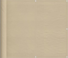 vidaXL bézs 100% oxford poliészter erkélyparaván 90 x 800 cm