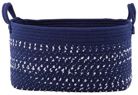 Altom Dark blue pamut szögletes kosár, 24 x 34 x 18 cm, M