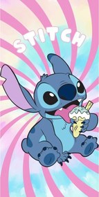 Disney Lilo és Stitch, A csillagkutya Tasty Day Out fürdőlepedő, strand törölköző 70x140cm (Fast Dry)