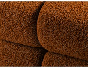 Narancssárga buklé moduláris sarokkanapé (jobb oldali) Bellis – Micadoni Home