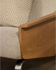 Bézs zsenília kanapé 205 cm Amsen – Kave Home