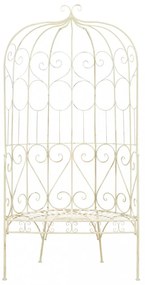 fehér antik vas kerti pad 95 cm