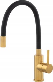 Zumba Inox Álló Mosogató Csaptelep, Gold Ferro BZA4BSSG