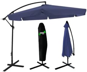 Kerti napernyő 350cm DARK BLUE  Trabem