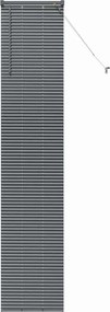 vidaXL Zsalugáter Redőnyök Sötétszürke 220 x 45 cm Alumínium