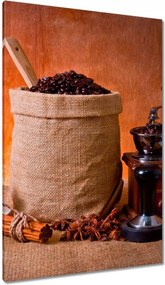 Vászonkép 80x120 Kávé