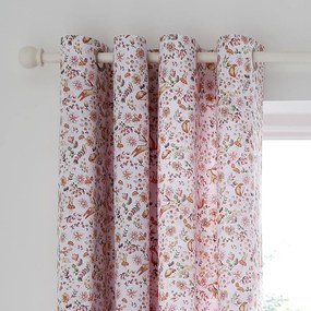 Rózsaszín gyerek függöny 2 db-os 168x183 cm Enchanted Butterfly – Catherine Lansfield