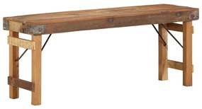Pad 110x35x46 cm Tömör Fa Újrahasznosított