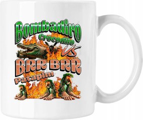 Bombadiro bögre Crocodilo brainrot 1 Fehér 330ml