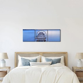 Kép - Pier, Zadar, Croatia (órával) (90x30 cm)