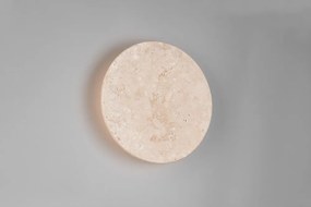 Matt fehér kő LED dimmelhető fali lámpa Bobbin – Trio Select