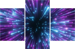 Kép - Neon tér (90x60 cm)
