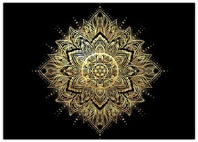 Kép - Mandala gazdagság (üvegen) (70x50 cm)
