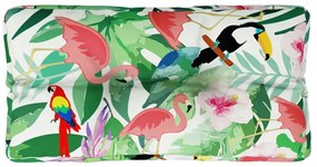 többszínű szövet raklappárna 80x40x12 cm