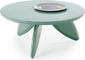 Lumis kerek dohányzóasztal 80 cm - kék