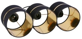 Csillár zsinóron ASSAM 3xE27/60W/230V fekete