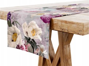 Asztalterítő 40x200 Futópad Virágok Lila 7701