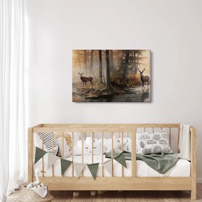 Kép - Vintage vadvilág festmény (90x60 cm)