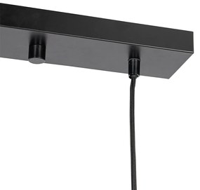 Keleti függőlámpa bambusz 3-lámpás téglalap - Amira