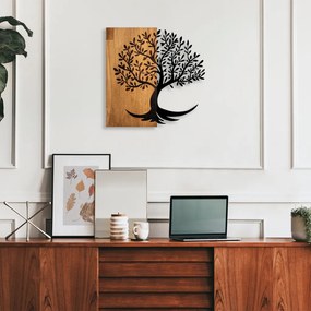 Lime fém fa fali dekoráció, 58×58 cm