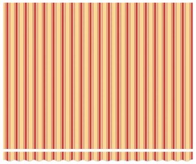 Kézi Behúzható Napellenző LED-del Sárga és Narancs 400x300 cm