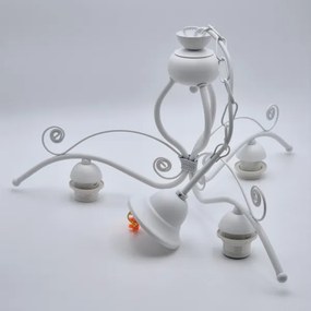 Csillár láncon RETRO II 3xE27/60W/230V fehér